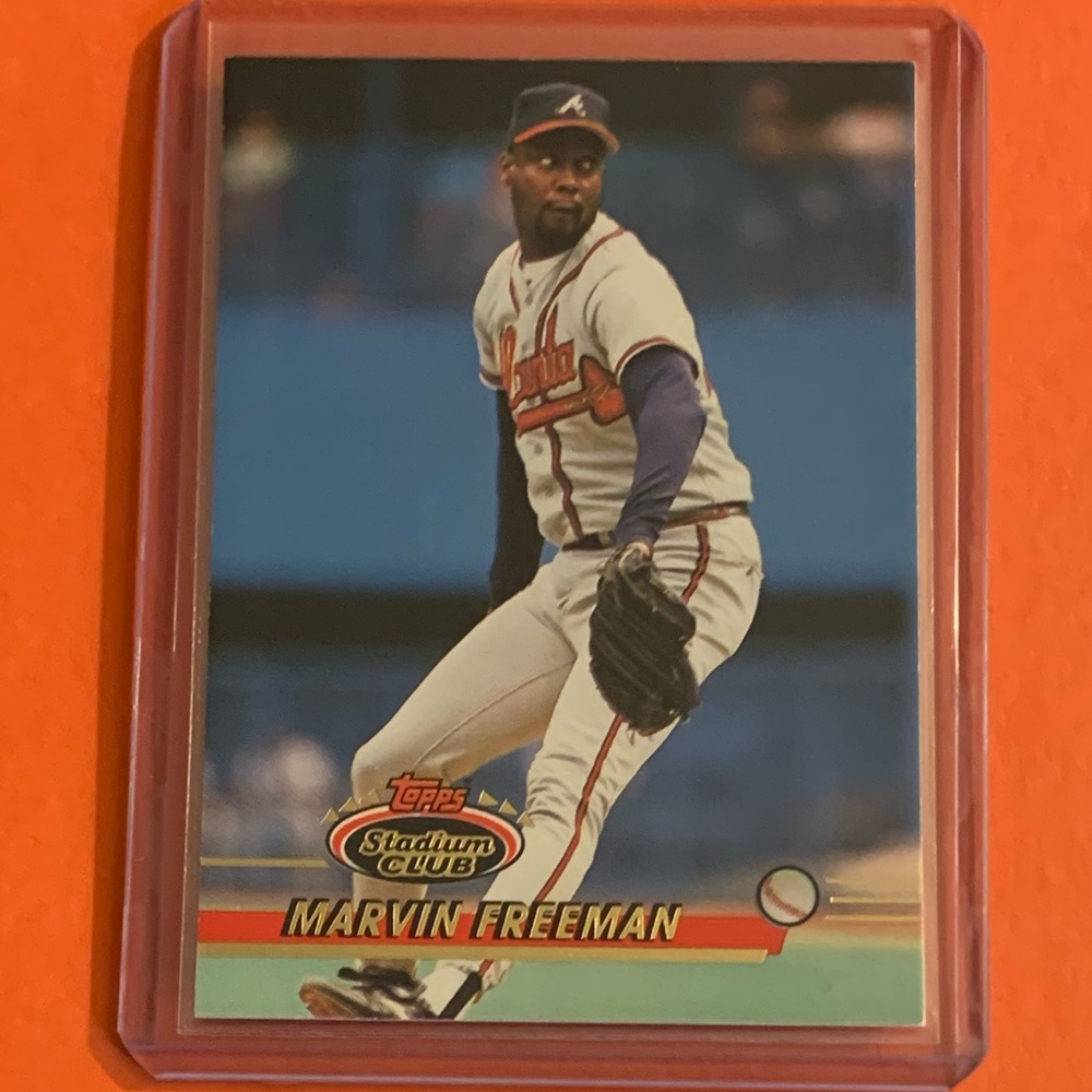 Marvin Freeman #309 1993 Topps Stadium Club Baseball Trading Card
